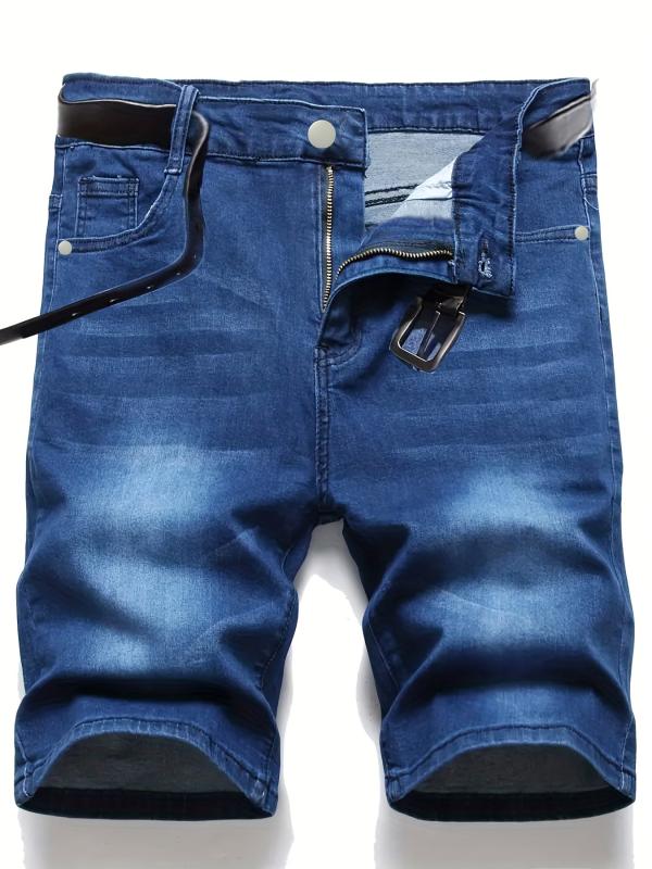 Men's Classic Denim Shorts for Summer