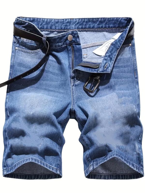 Men's Classic Denim Shorts for Summer