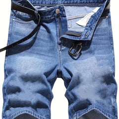 Men's Classic Denim Shorts for Summer