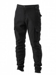 Men's Slim Fit Cargo Jeans Casual Street Style High Stretch Denim Pants