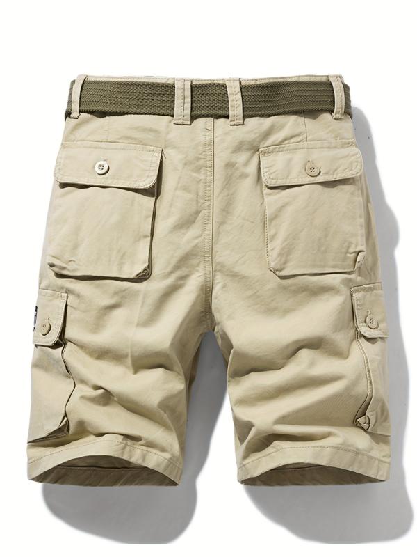Men's Cargo Shorts with Flap Pockets