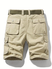 Men's Cargo Shorts with Flap Pockets