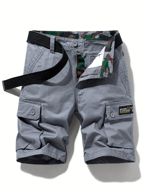 Men's Cargo Shorts with Flap Pockets