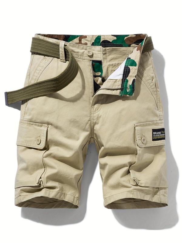 Men's Cargo Shorts with Flap Pockets