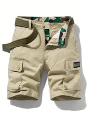 Men's Cargo Shorts with Flap Pockets