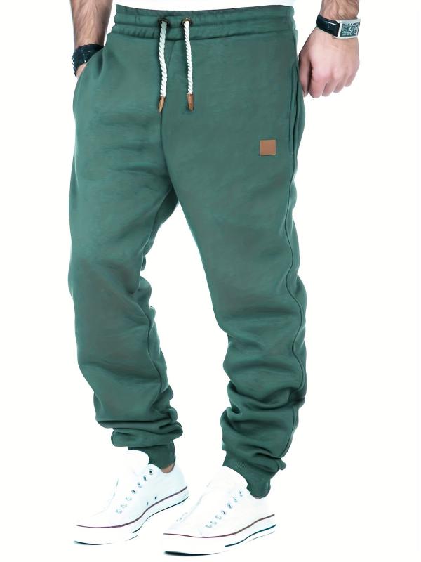 Men's Tapered Joggers Loose Fit Drawstring Pants for Fall Winter