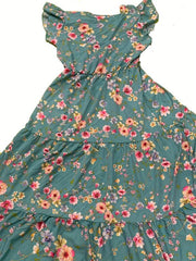 Floral Print V Neck Dress for Women