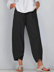 Comfy Elastic Waist Summer Pants