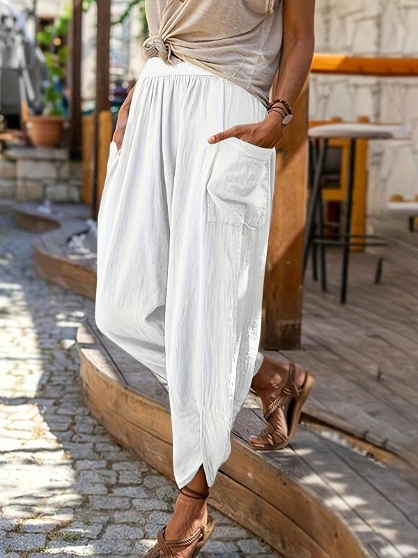 Casual High Waist Beach Comfy Pants For All Season