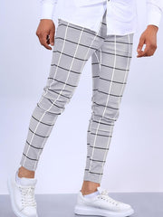 Men's Striped Casual Pants for Spring Fall