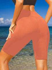 High Waist Mid Length Swimming Pants for Women