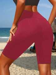 High Waist Mid Length Swimming Pants for Women