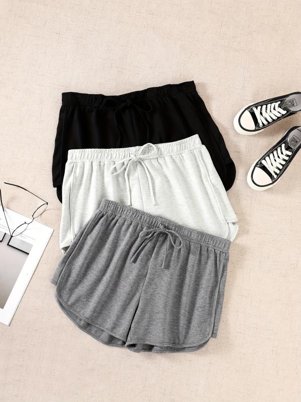Women's Hotpants Drawstring Elastic Waist Shorts