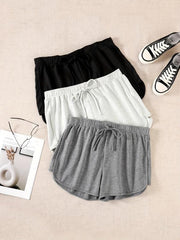 Women's Hotpants Drawstring Elastic Waist Shorts