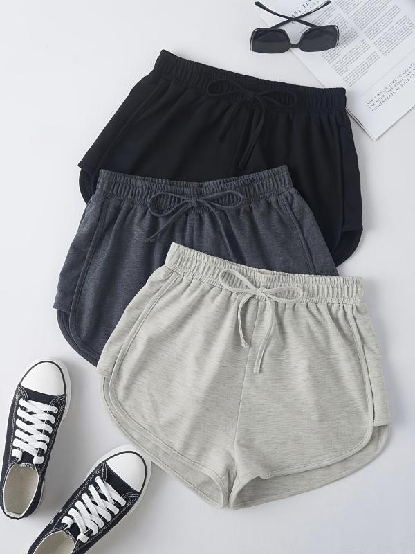 Women's Hotpants Drawstring Elastic Waist Shorts