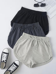Women's Hotpants Drawstring Elastic Waist Shorts