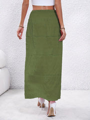Casual Loose High Waist Skirt Women's Clothing