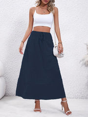 Casual Loose High Waist Skirt Women's Clothing