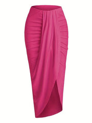 Bodycon Sarong Skirts Casual Summer Women's Clothing