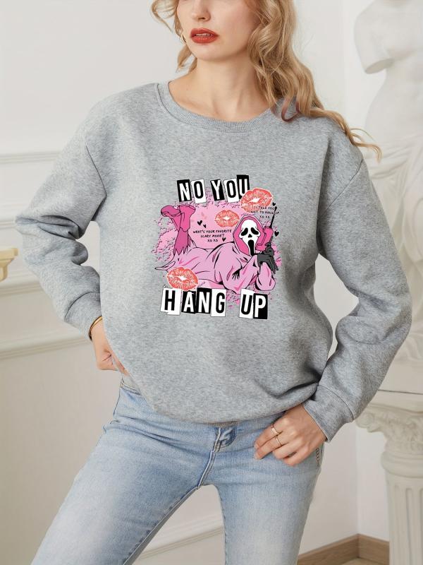Halloween Long Sleeve Casual Sweatshirt