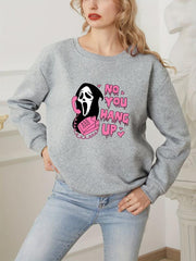 Halloween Long Sleeve Casual Sweatshirt