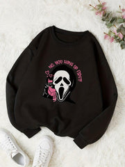 Halloween Long Sleeve Casual Sweatshirt