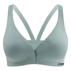 Front Open Button Full Coverage Bra Comfortable Seamless Push Up Intimates