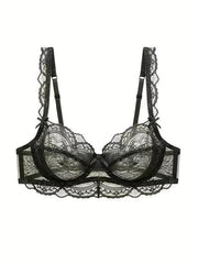 Lace Mesh Everyday Bras - Breathable & Preppy Style - Women's Lingerie