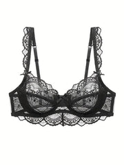 Lace Mesh Everyday Bras - Breathable & Preppy Style - Women's Lingerie