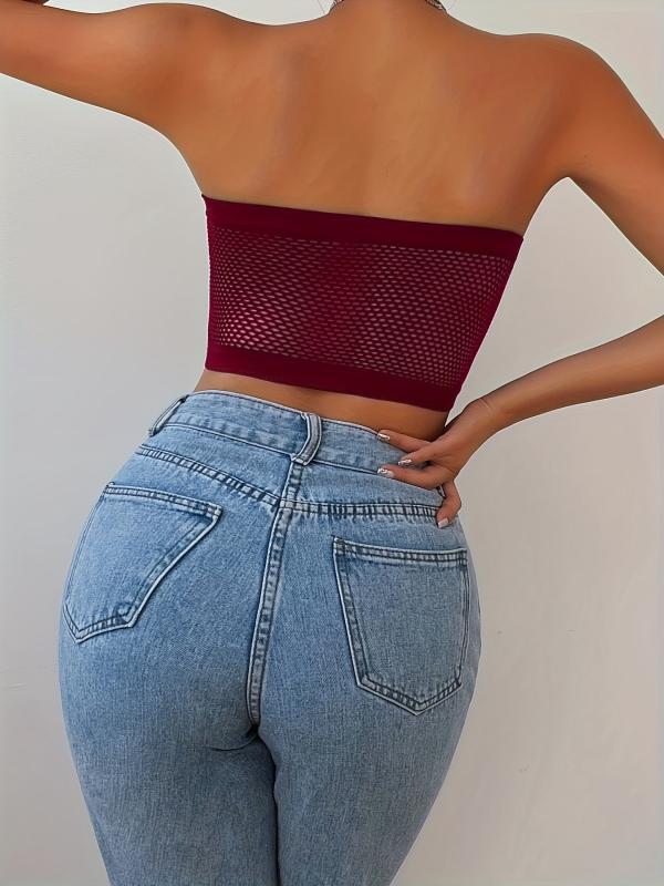 3pcs Strapless Bandeau Bras Comfy & Soft Stretch Everyday Bra