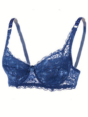 Lace Push Up Bra with Bow Tie Women's Lingerie