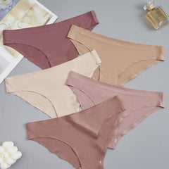 5 Seamless Bikini Panties Comfy & Breathable Intimates Lingerie