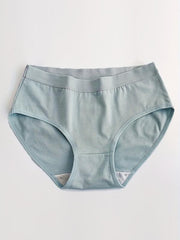 4pcs Comfy & Breathable Solid Briefs Intimates Panties Women's Lingerie