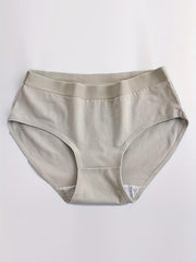 4pcs Comfy & Breathable Solid Briefs Intimates Panties Women's Lingerie
