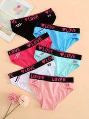 6 Pack Seamless Cotton Bikini Briefs Women's Lingerie