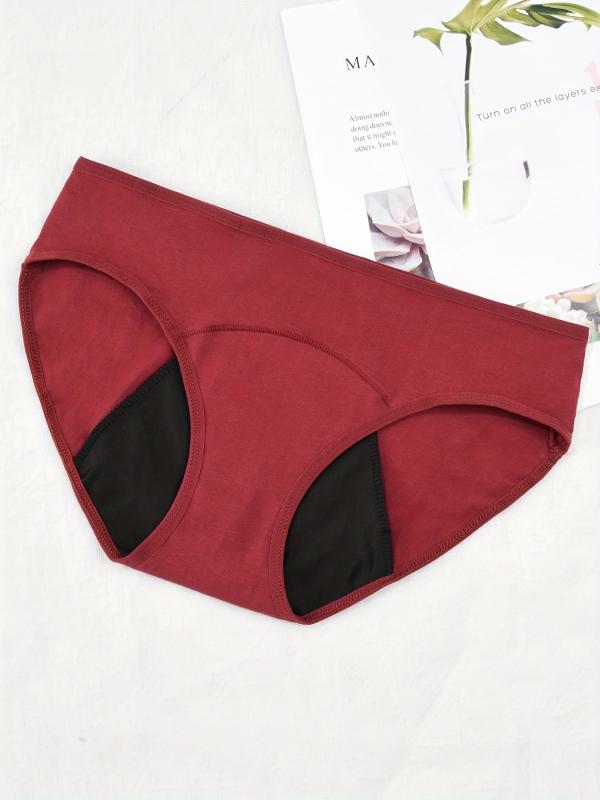 4pcs Menstrual Period Panties Full Coverage Leak-Proof Underwear