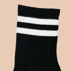 5 Pairs Classic Striped Sports Socks Women's Stockings & Hosiery