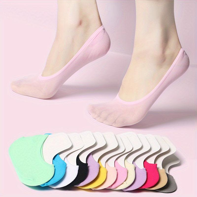 10 Pairs Invisible Ankle Socks Soft & Lightweight All match Socks