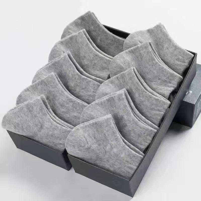 10 Pairs Women's Classic Ankle Socks Soft & Lightweight Solid Low Cut Stockings