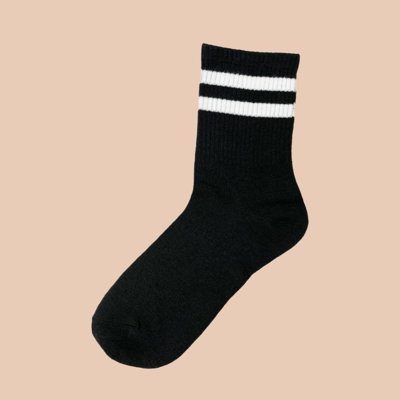 10 Pairs Women's Striped Ankle Socks