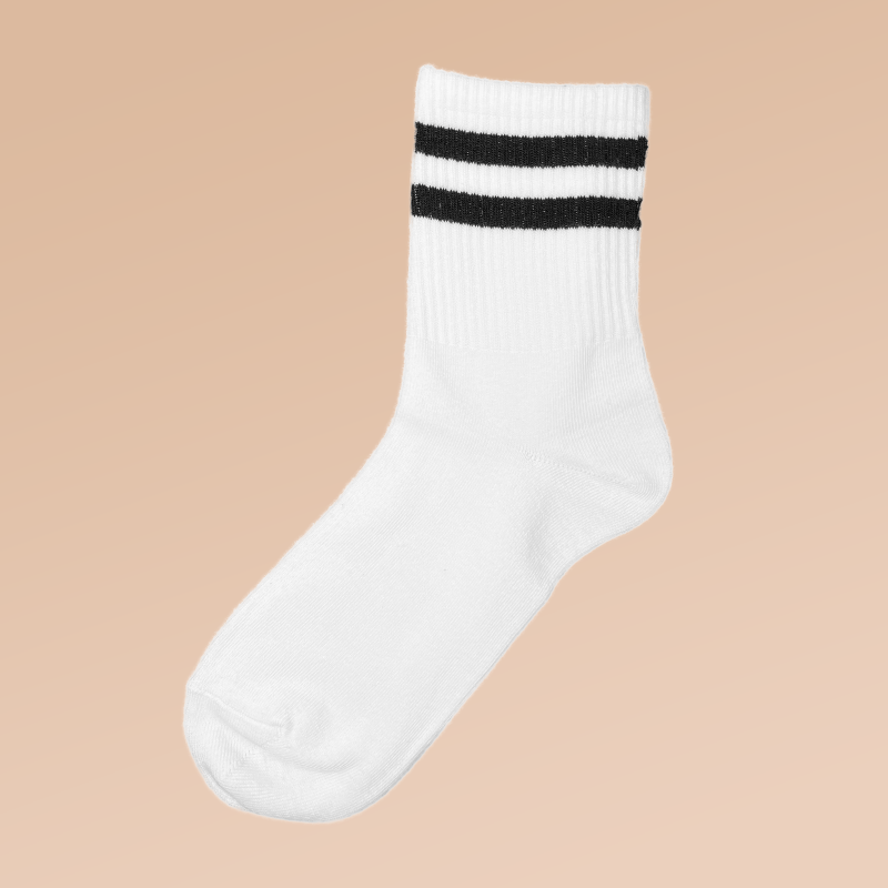10 Pairs Women's Striped Ankle Socks