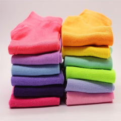 10 Pairs Casual Solid Short Socks Low Cut Ankle Socks Women's Stockings