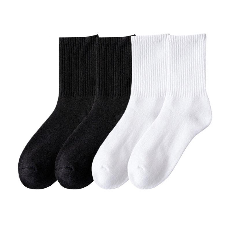 4 Pairs Warm Winter Socks Cotton Crew Length Women's Stockings