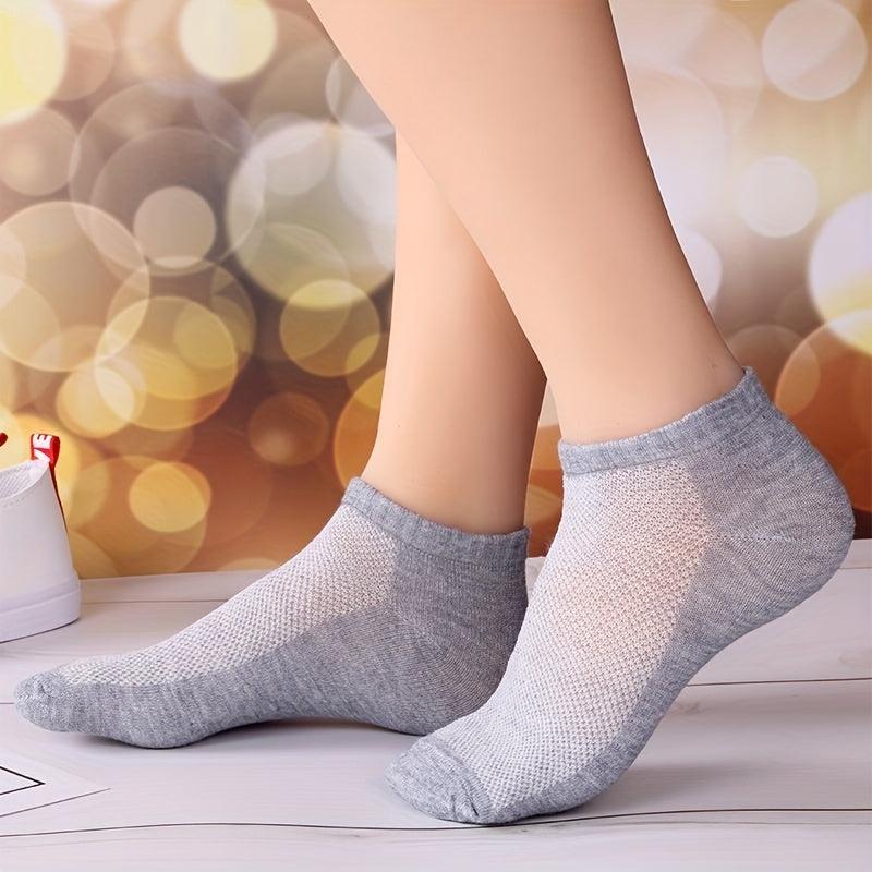 Breathable Mesh Short Socks for Women