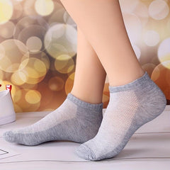 Breathable Mesh Short Socks for Women