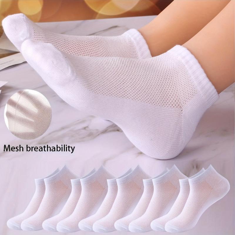 Breathable Mesh Short Socks for Women