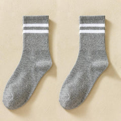 Striped Stockings Women's All-match Breathable Socks