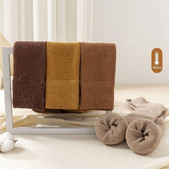 Warm Thick Knee Socks Anti Drop Extended Cotton Blend Women