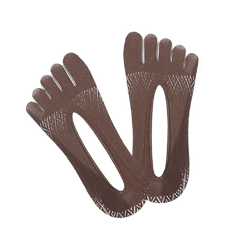 Orthotoe Compression Toe Socks No Show Full Toe Yoga Socks