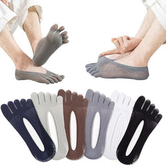 Orthotoe Compression Toe Socks No Show Full Toe Yoga Socks